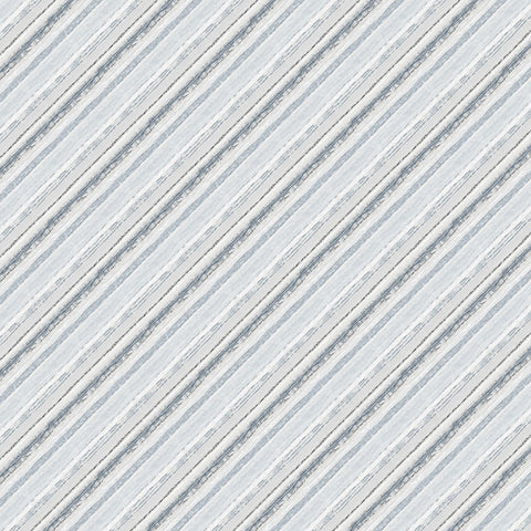 Woodland Frost - Blue Woodland Frost Diagonal Stripe