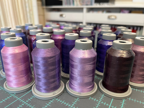 Glide Mini Spools (40 wt)  - Purples